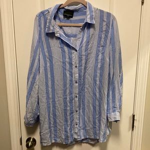 Cynthia Rowley 1x womens striped top